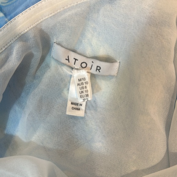 Revolve Atoir Whirlwind Dress in Ocean Paisley in size 6 NWOT - Picture 5 of 5